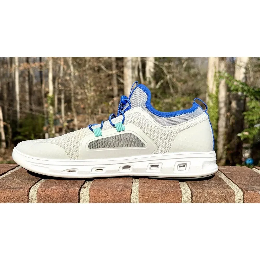 Magellan Outdoors Pro Fish Men's Angler 2.0 Boat Shoes Mens Size 11 White & Blue